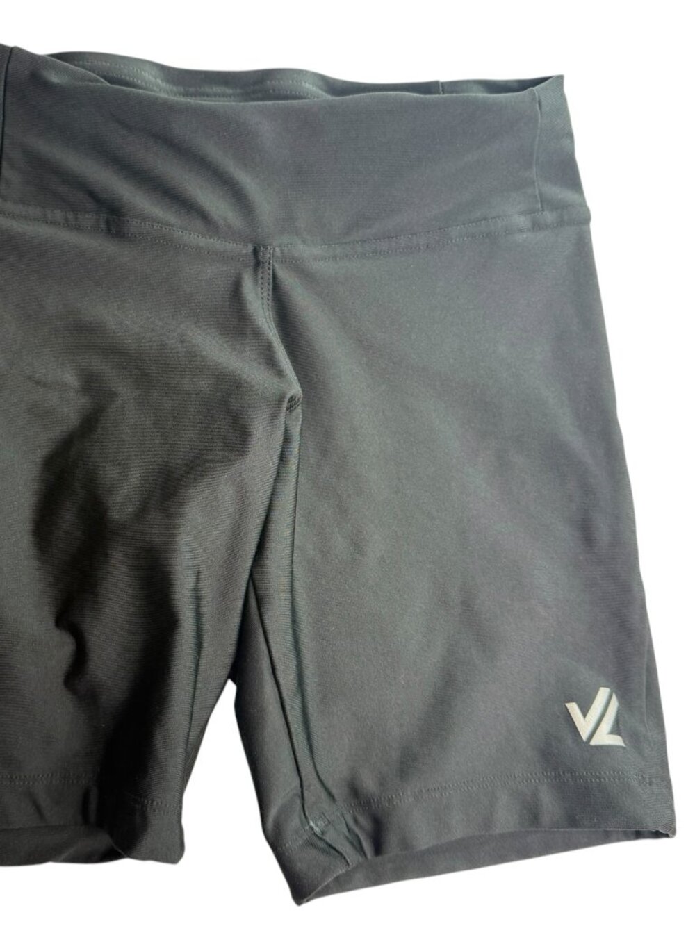 JL Racing Crew Rowing Black Spandex Shorts. Size Women's Medium